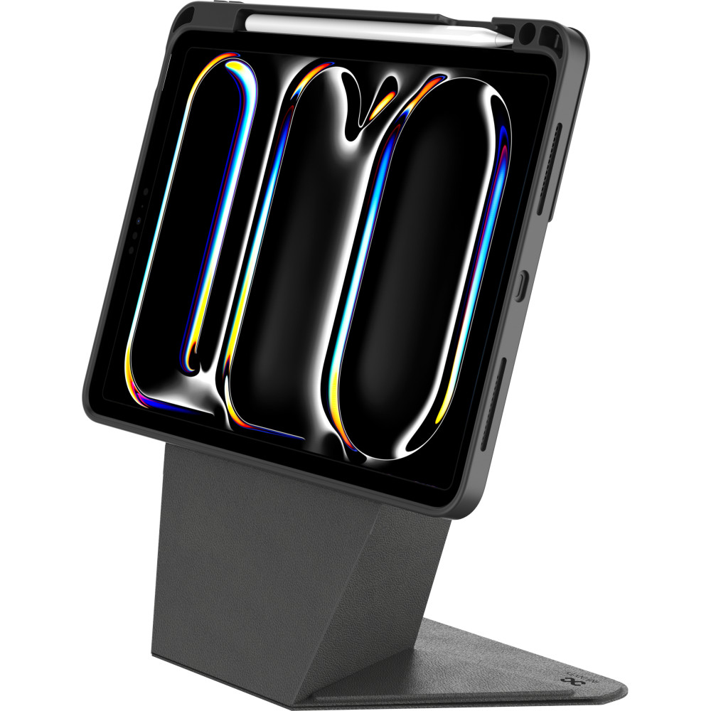 Infinyty Case with High-Rise Tri-Fold Exalt for iPad Pro 11 - Black - EXA001X09