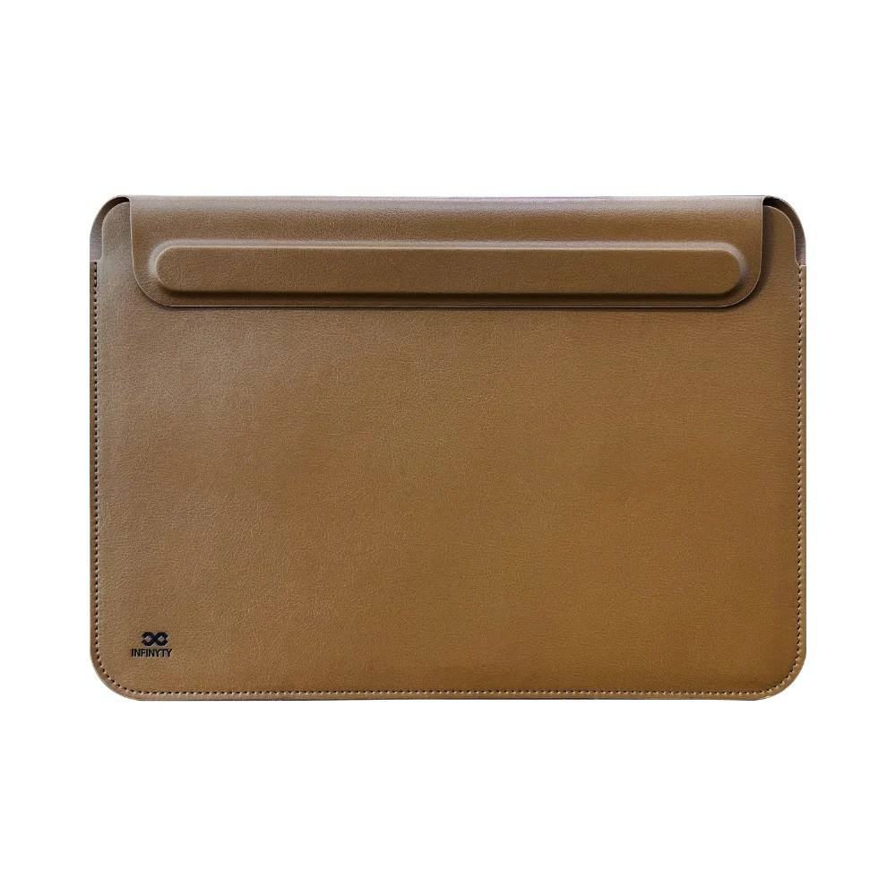 INFINYTY - Leather Sleeve with Stand Eleve MacBook 13.6 Brown - ELE008X08