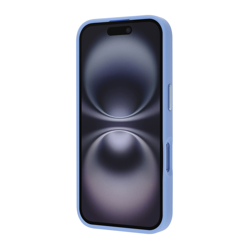 Infinyty Matt Soft Touch Case Gleam for iPhone 16 - Ultramarine - GLE009X04 - Image 2