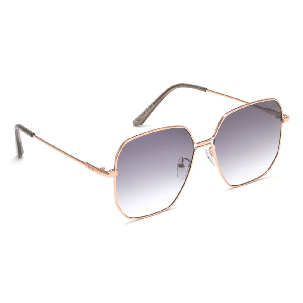 IRUS Women Gradient Green Lens Sunglasses Full Frame Hexagonal Shape 57-17-148mm