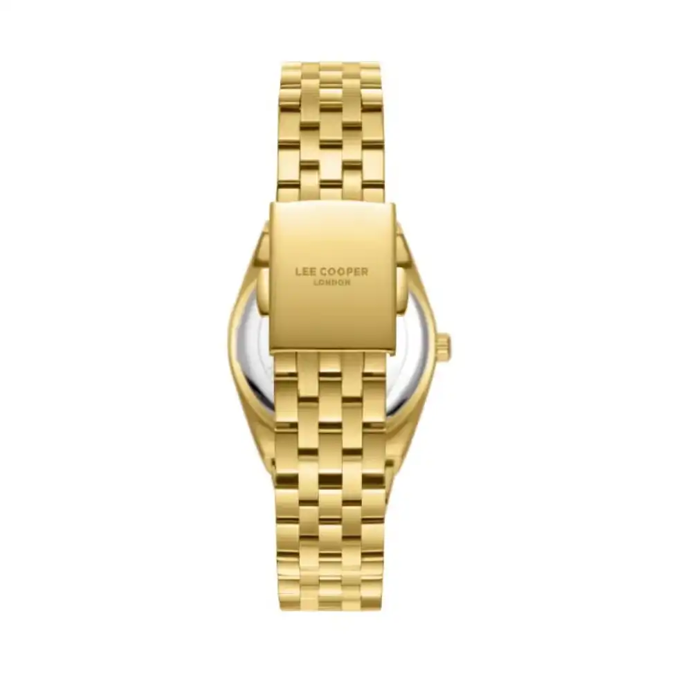 Lee Cooper Metal Analog Watch LC08204-120 Women 30mm Beige MOP Dial Water Resistant Care - Image 4