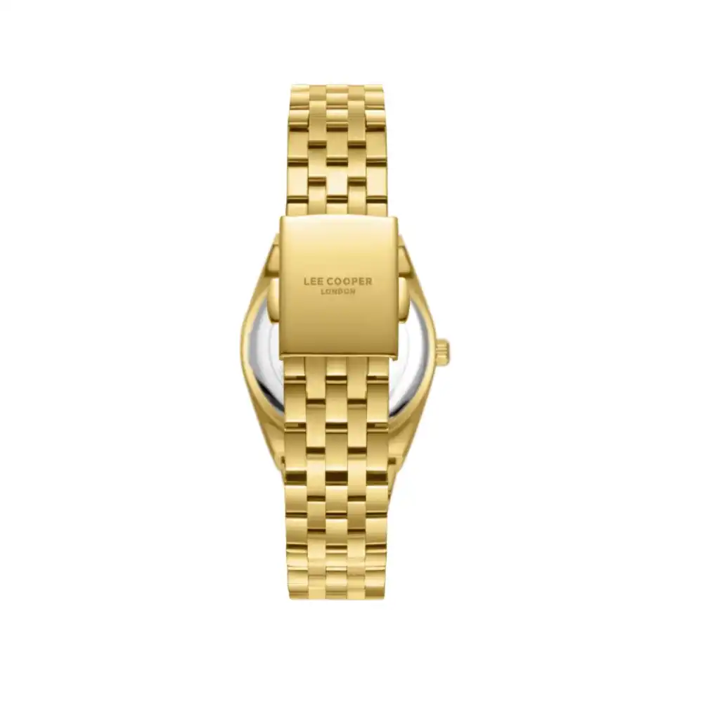 Lee Cooper Metal Analog Watch LC08204.170 Women 30mm Green MOP Dial Water Resistant Care - Image 4