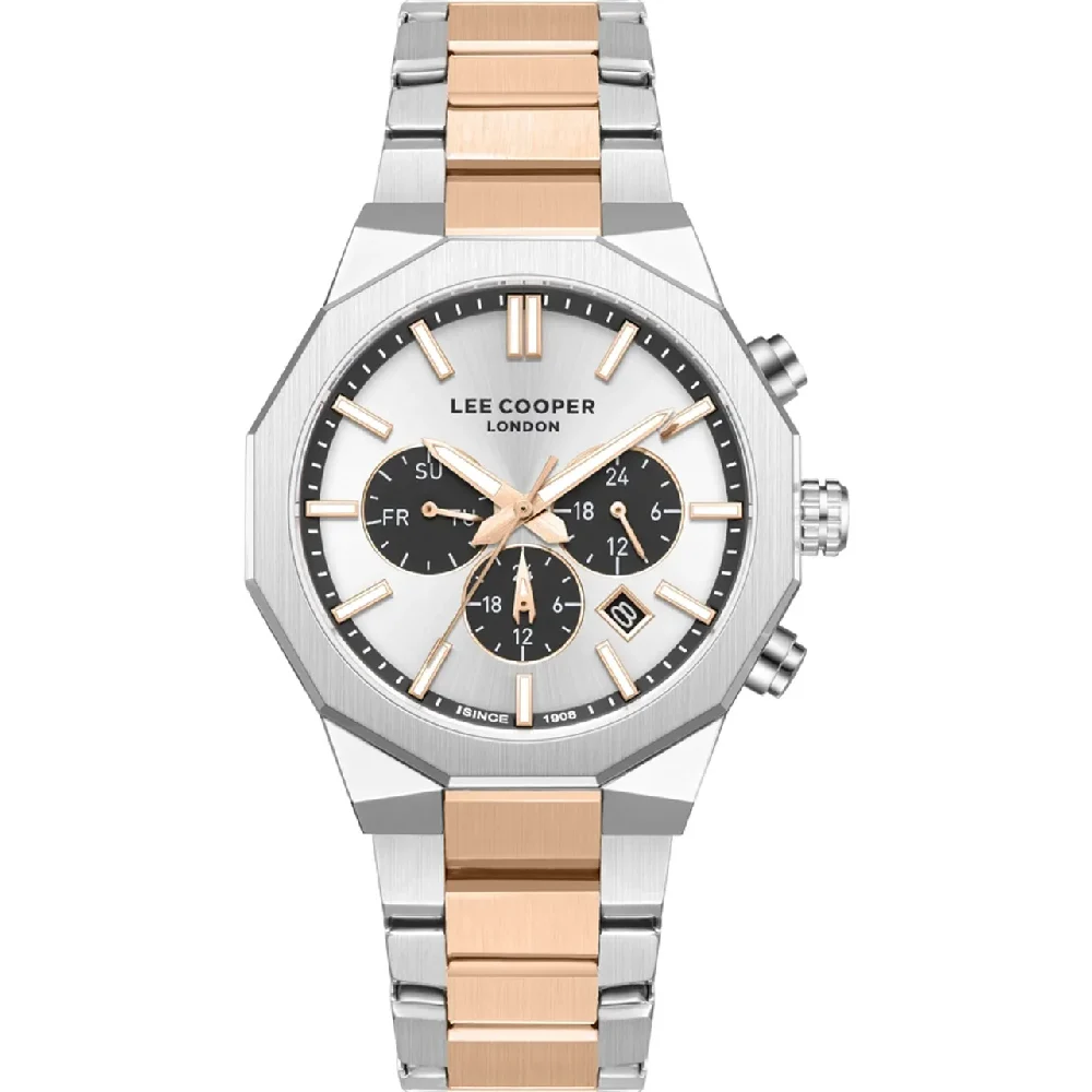 Lee Cooper Analog Watch LC08204 210 Women Standard Size Stainless Steel Gold Dia