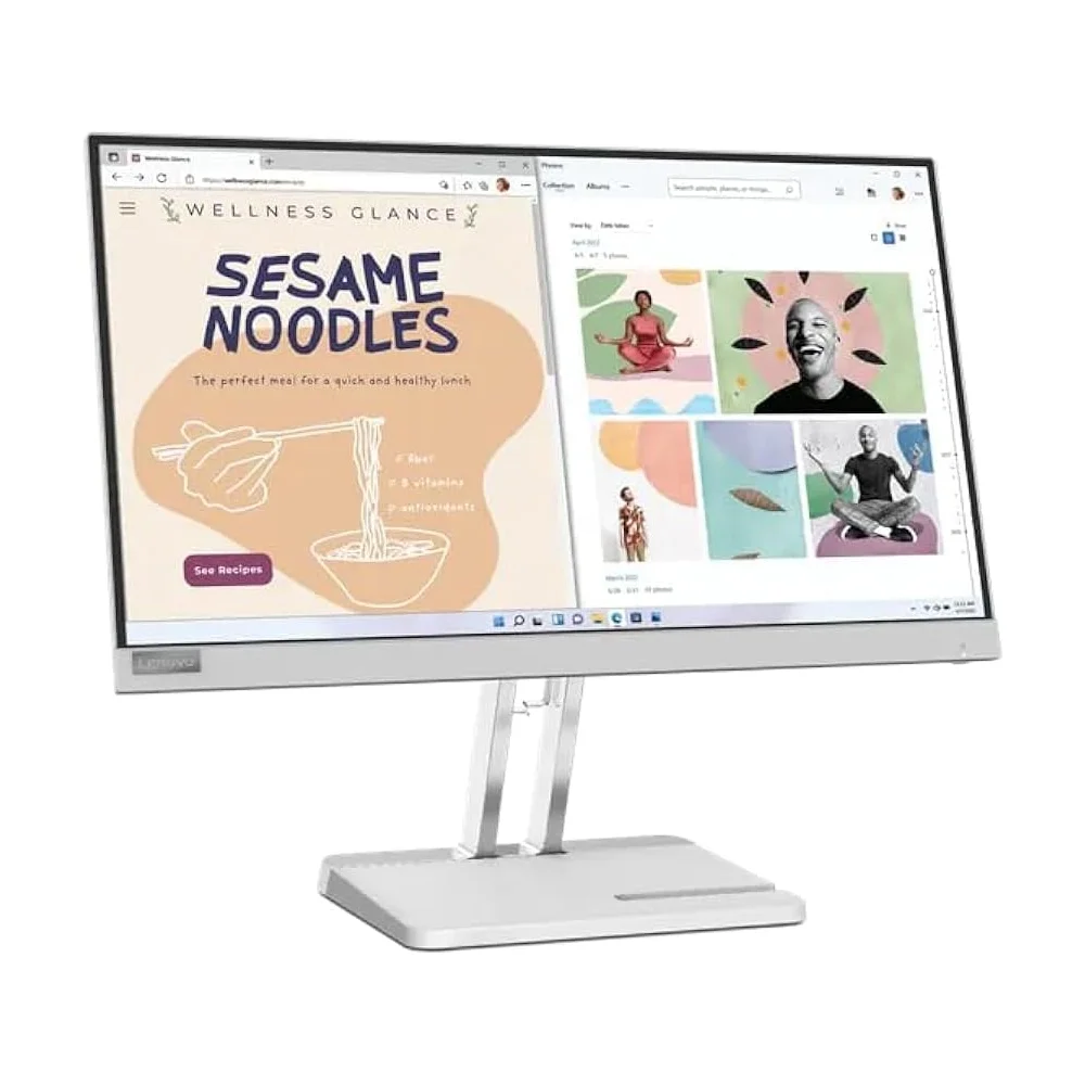 Lenovo L22e-40 21.45 Inch FHD Monitor - 75Hz VA Display, AMD FreeSync, HDMI & VG