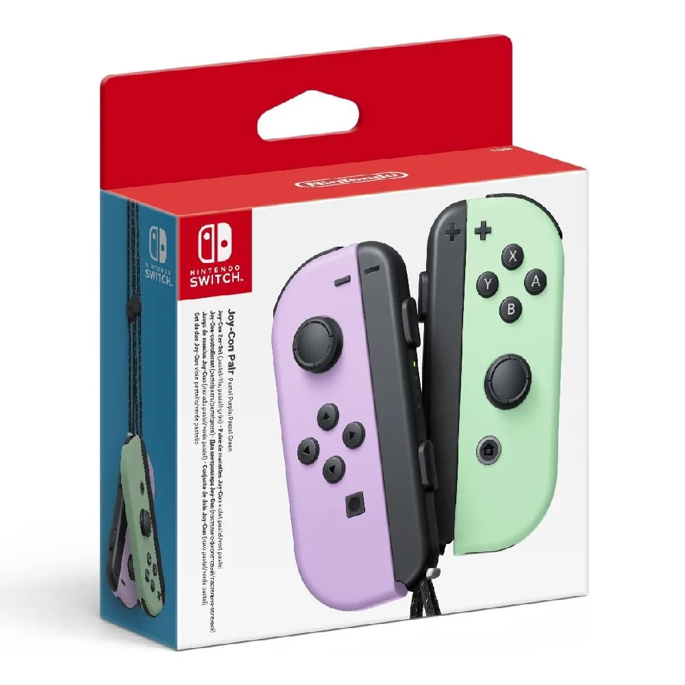 Nintendo Switch Joy-Con Controller Pair Neon Red & Neon Blue, Wireless Bluetooth