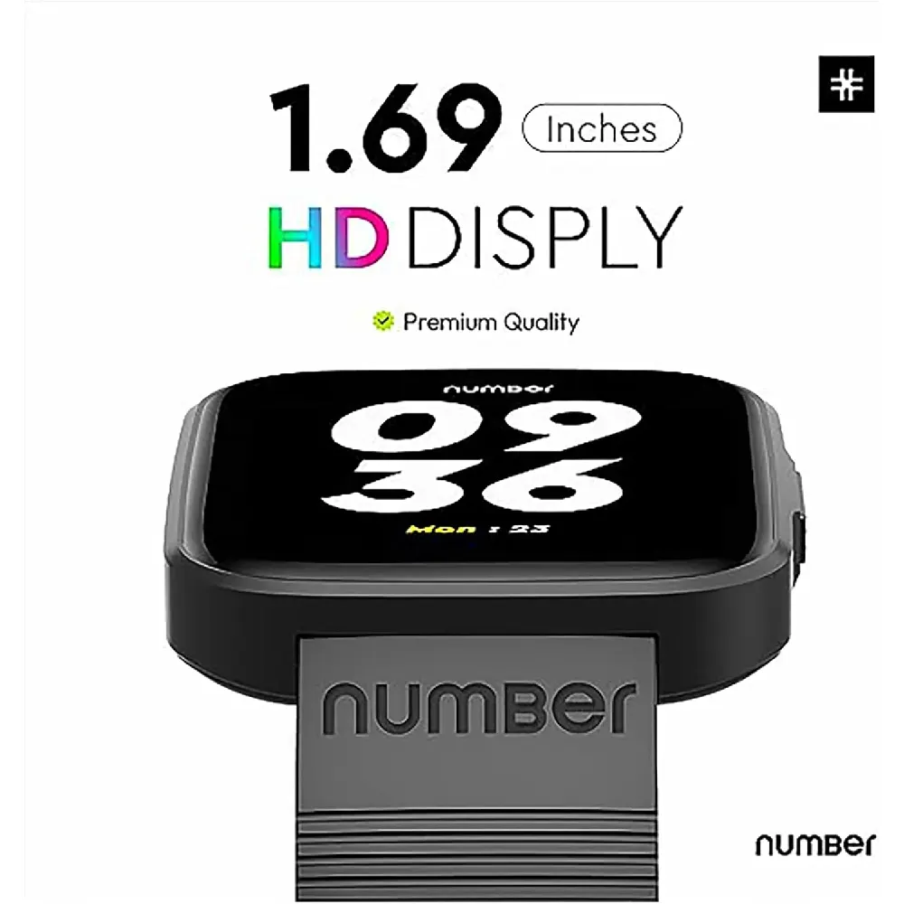 NUMBER Fitness & Audio Duo - XTRO1 Bluetooth Smartwatch & Super Buds Pro GT9 TWS