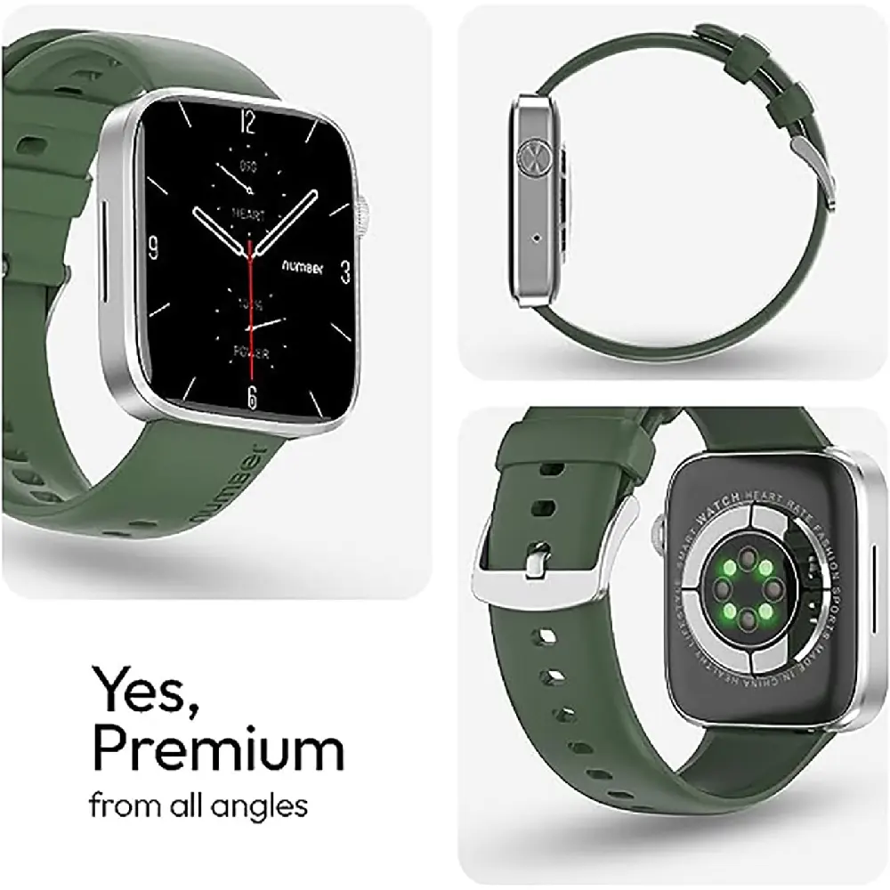 NUMBER Green Edition Duo - DialFit Pro Max GPS Smartwatch with NFC & Super Buds