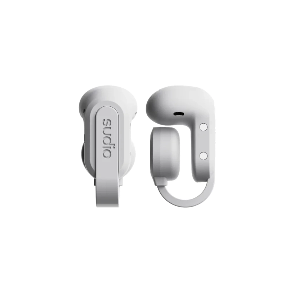 Sudio B3 Open-Ear Clip-On True Wireless Earbuds with Bluetooth 6.0, IPX4 Splash Resistance, 30 Hours Playtime, Touch Control, USB-C Charging, White - B3WHT - Image 2