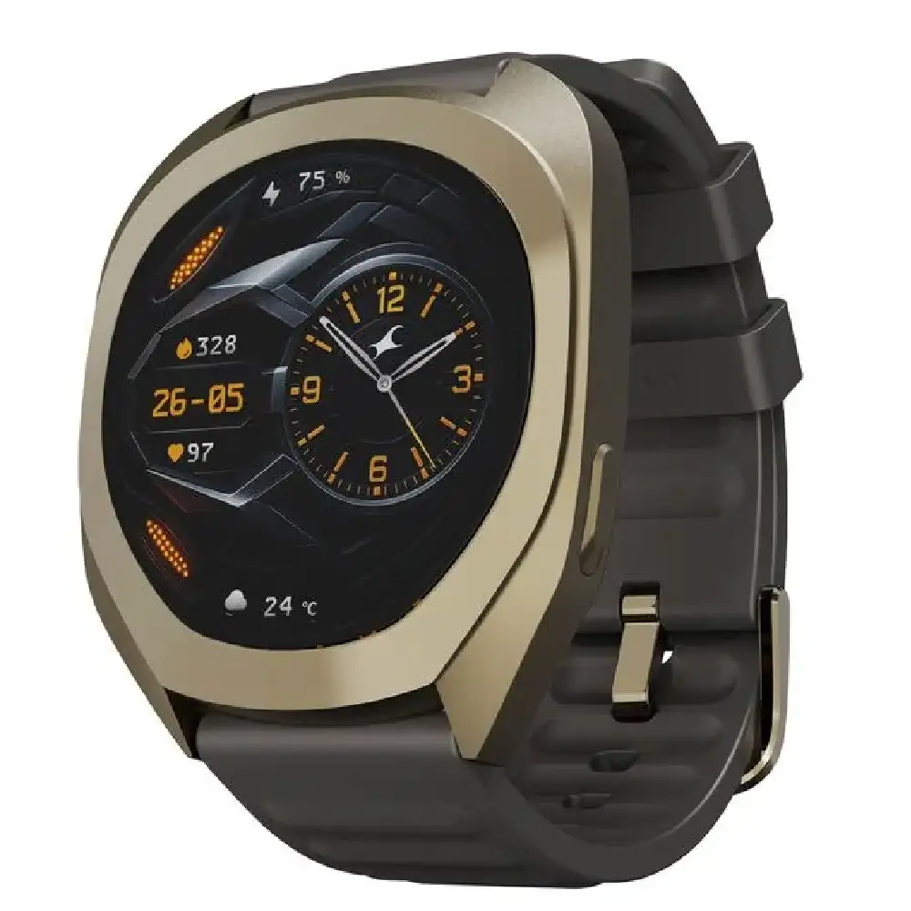 Titan Fastrack Revoltt FS1 Smartwatch with 1.83-Inch UltraVU Display, Bluetooth Calling, 110+ Sports Modes & NitroFast Charging, Black - 38083PP01K - Image 6