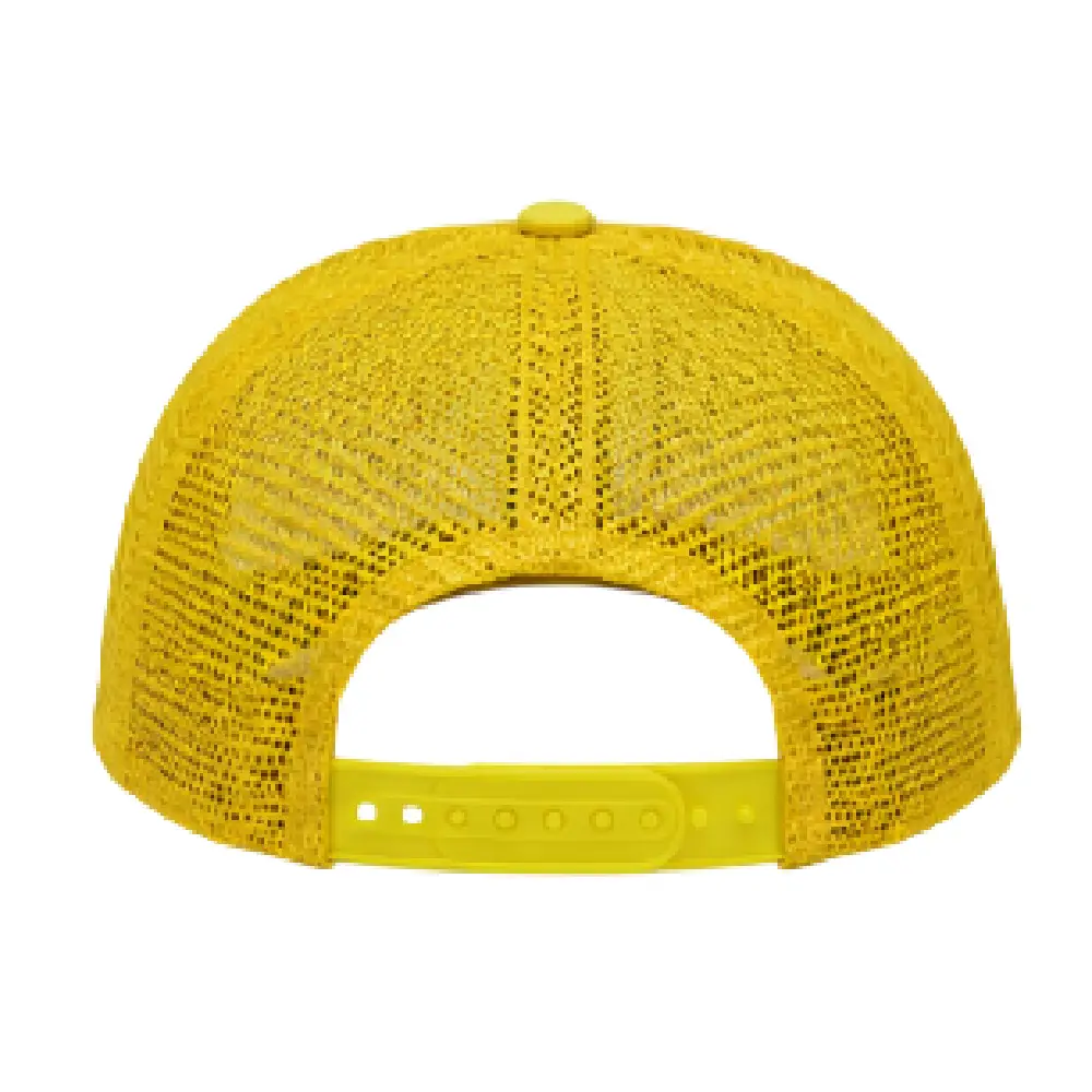 Toyland Brazil Football Fan Net Long Cap, Adjustable Breathable Mesh Hat, Unisex, Yellow - HC101 - Image 5