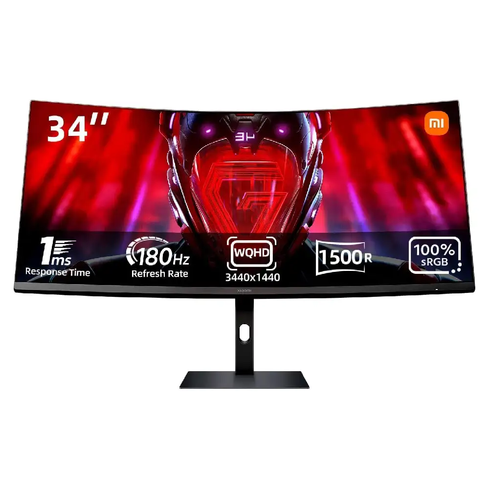 Xiaomi 27-Inch 2K QHD Monitor, IPS Panel, 100Hz, Low Blue Light, HDMI, USB 2.0,