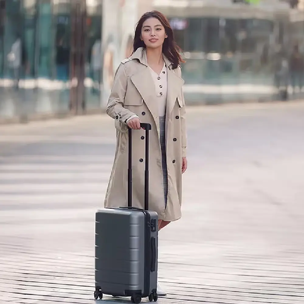 Xiaomi Luggage Classic Pro 20 Inch, 39L Polycarbonate Hard Shell Cabin Suitcase, Smooth Wheels, Anti-Burst Zipper, Grey - 56871 - Image 6