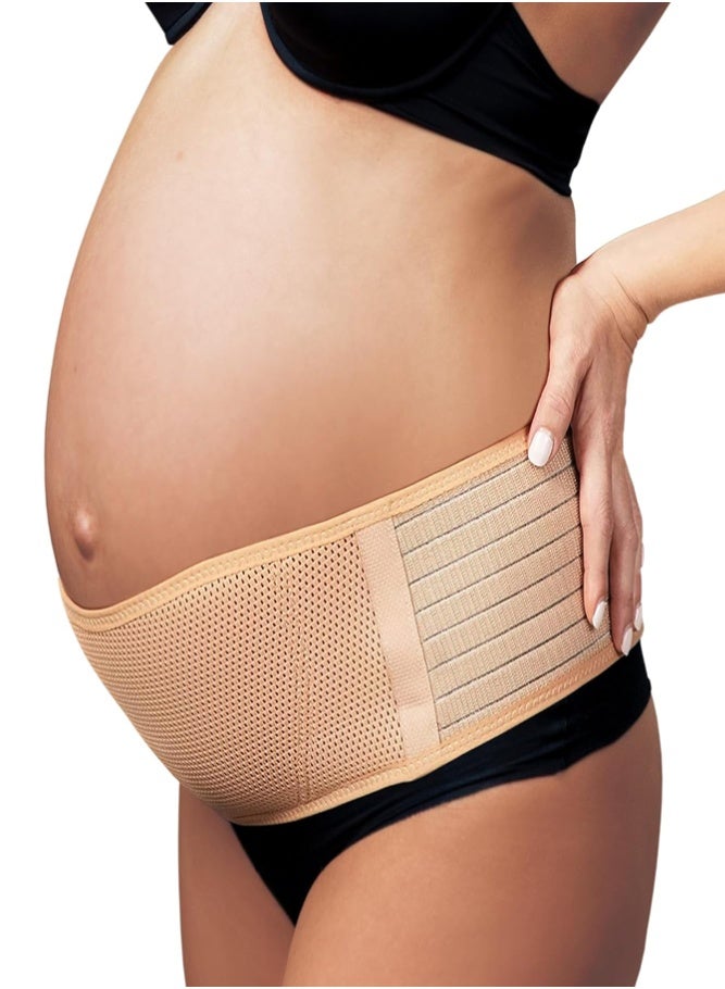 Adjustable Maternity Belly Band Pregnancy Support Belt with Soft and Breathable Compression for Back Pain Relief and Comfort