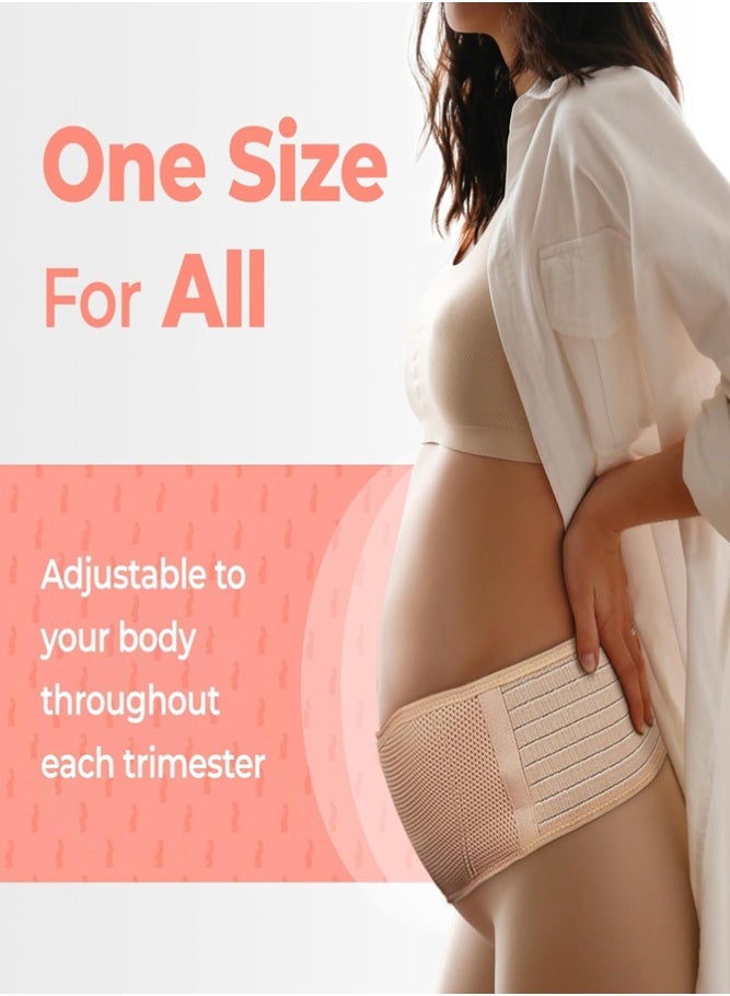 Adjustable Maternity Belly Band Pregnancy Support Belt with Soft and Breathable Compression for Back Pain Relief and Comfort - Image 2