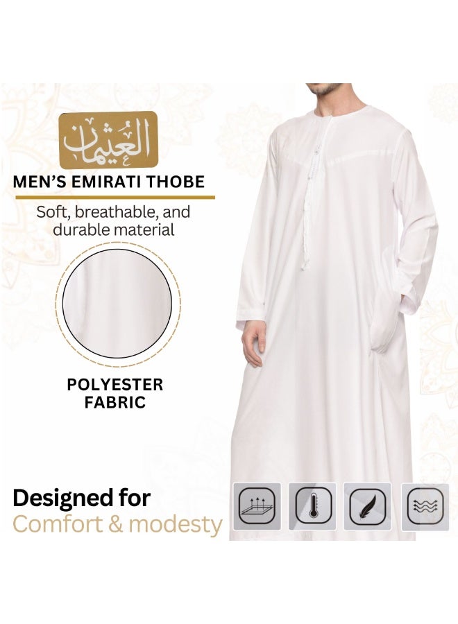 Al othaiman Men’s Emirati Thobe - Image 3