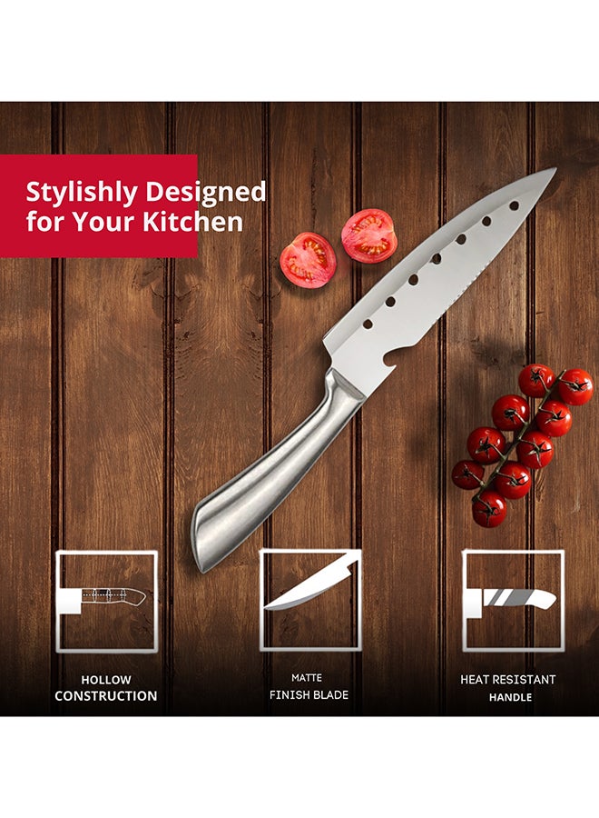 Stainless Steel Knife Heavy-Duty Meat & Vegetable Chopper with Ergonomic Handle Size 17 cm (KQ0804) - Image 4