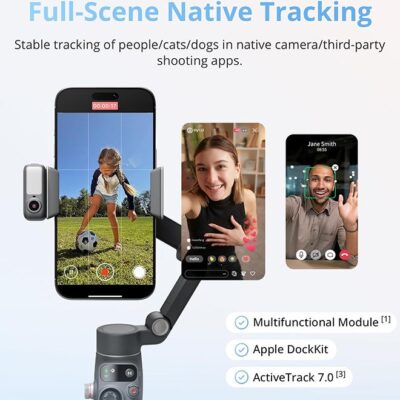 DJI Osmo Mobile 8 Gimbal Stabilizer for Phone, 3-Axis - Grey - Image 2