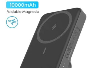 Anker 633 Magnetic Wireless Power Bank 10000mAh with Stand, 20W USB-C Power Delivery, Magsafe compatible for iPhone 12/13/14/15/15 Plus/15Pro/15Pro Max,and Android Smartphones with Magsafe cases-Black