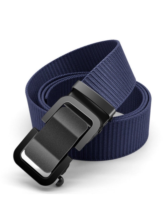 Men's Nylon Tactical Duty Belt - Automatic Ratchet Seatbelt Buckle Heavy Duty Webbing Belt for Outdoor, Military & Everyday Casual (Black) - Image 7