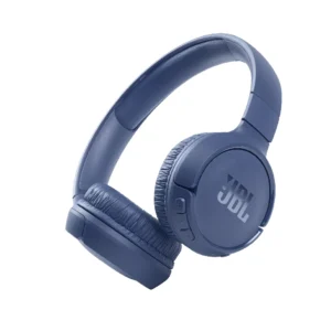 JBL Tune 510BT Wireless On-Ear Headphones, JBL Pure Bass Sound, Bluetooth 5.0, 40 Hours Battery Life, Built-in Microphone – Blue