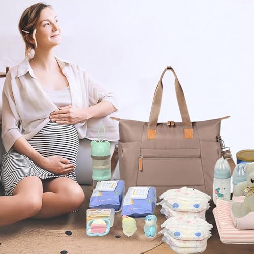 Little Story Zurich Pack and Go Baby Travel Diaper Bag - Beige - Image 5