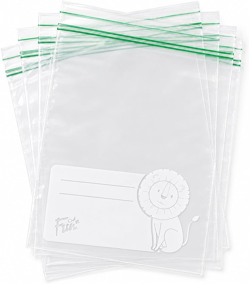 18.3x23.5cm, Clear, Medium - Leak-Proof & Durable Kitchen & Food Storage Essentials(Pack of 50) - Image 5