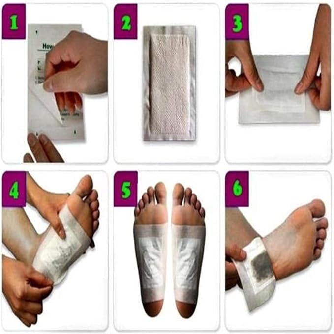 Kinoki 10 Piece Cleansing Detox Foot Patches - Image 2