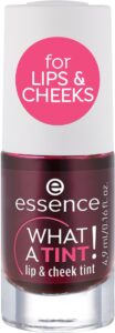 essence WHAT TINT lip & cheek tint 01 Kiss from a rose