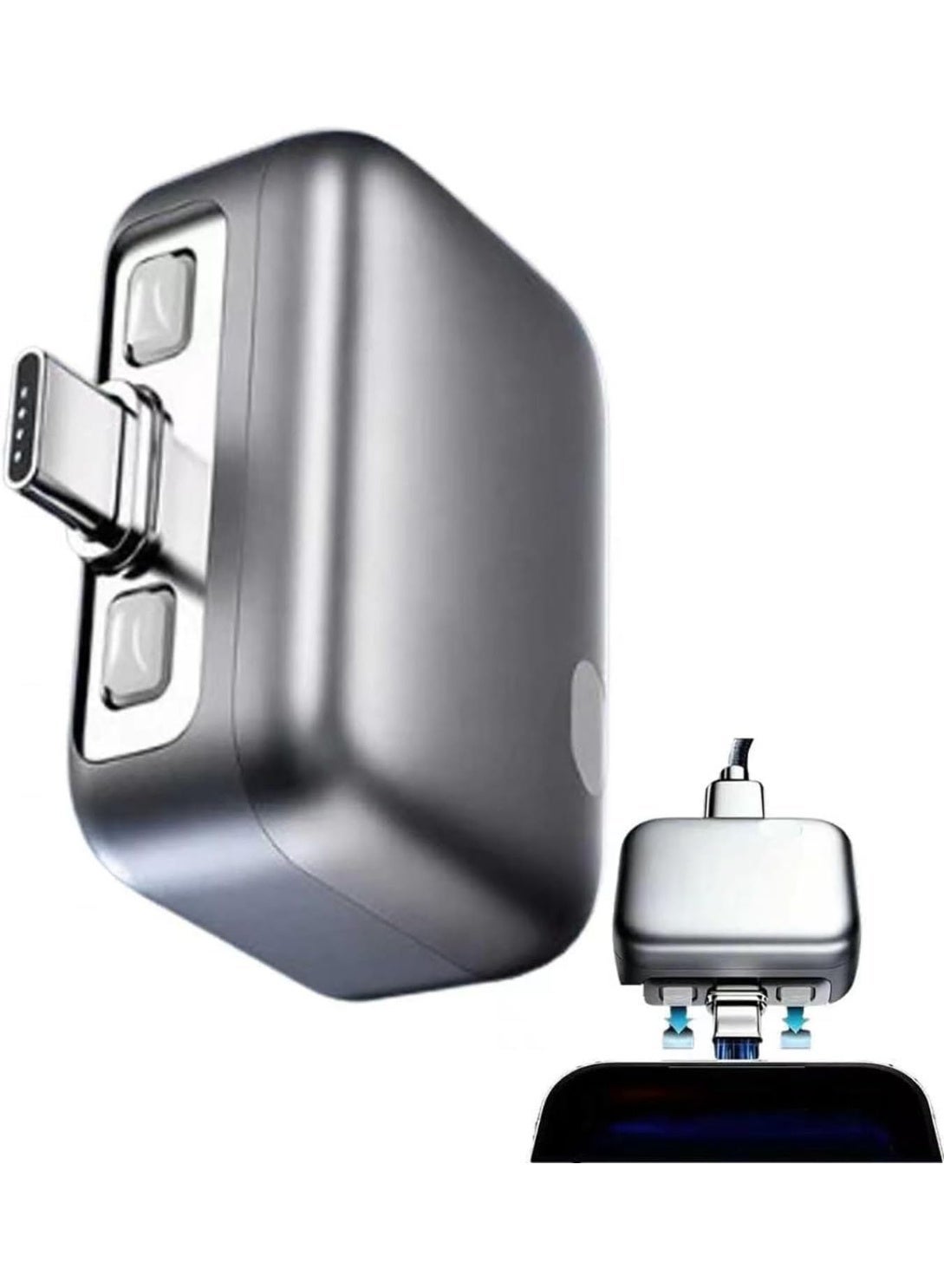 Stop Charge Smart Charger, Auto Disconnect Charging Cable Protector, Full Charge Eject Device, Overcharge Protection Adapter for Phone Tablet USB Charging Cable (1pcs)
