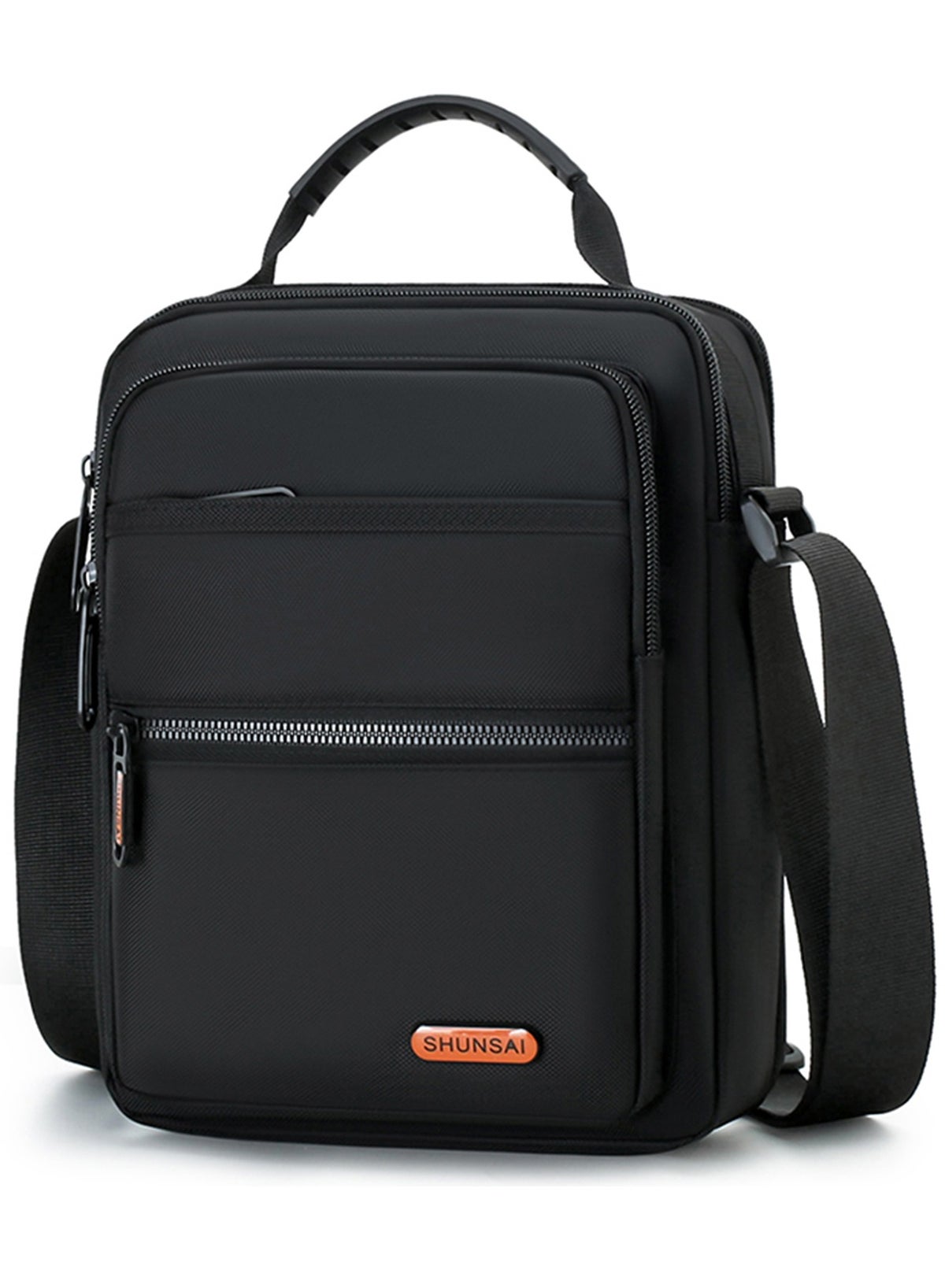 Qiccijoo Crossbody Bag Messenger Bag for Men or Women Casual Shoulder Bag Multiple Pockets Sling