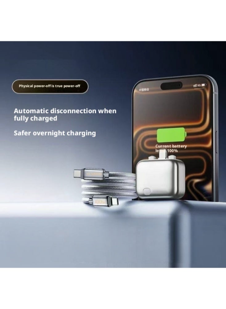 Stop Charge Smart Charger, Auto Disconnect Charging Cable Protector, Full Charge Eject Device, Overcharge Protection Adapter for Phone Tablet USB Charging Cable (1pcs) - Image 4