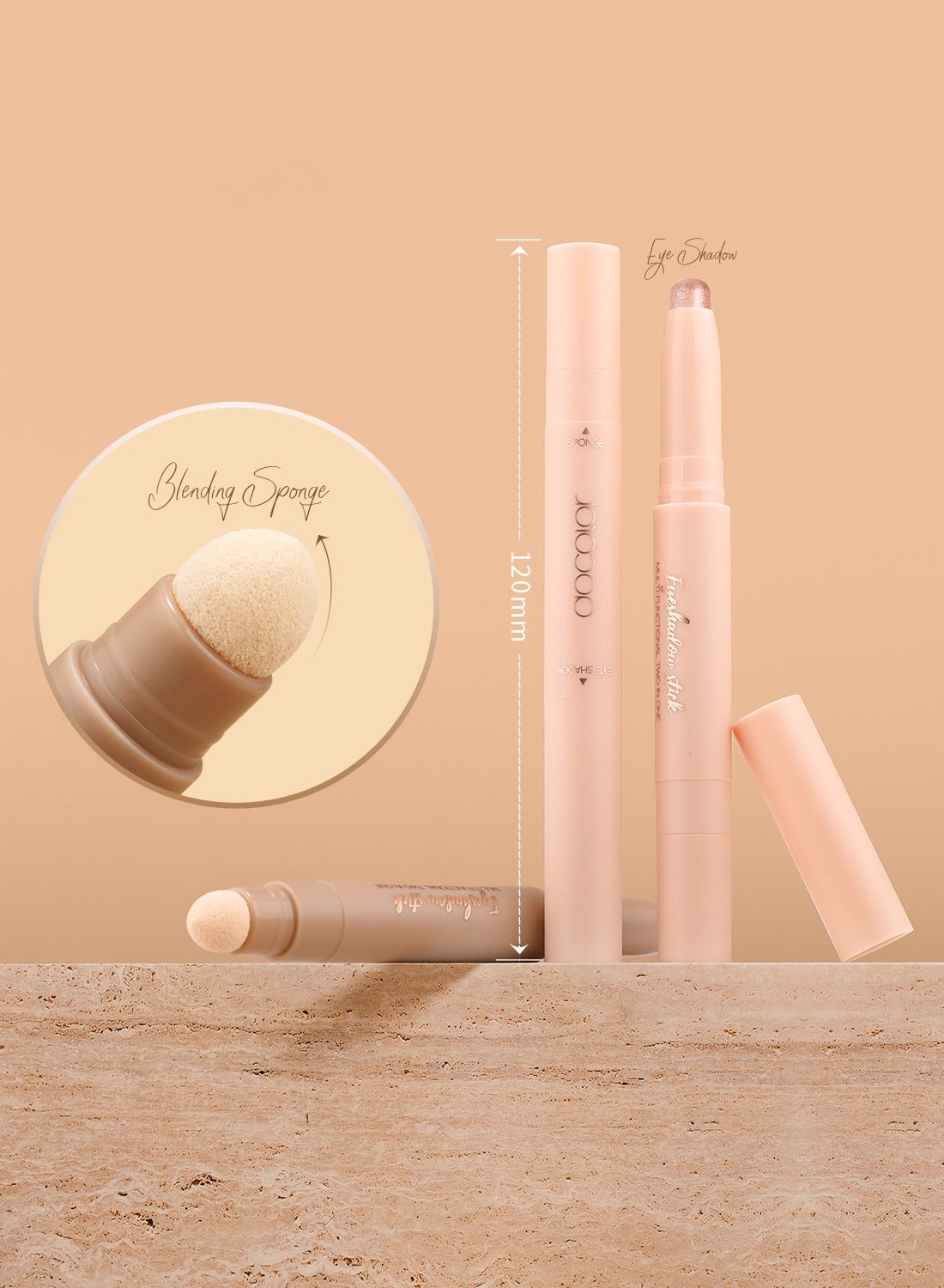 2 Pcs Double-Ended Eyeshadow Sticks – Crease-Proof & Waterproof for All-Day Wear - Image 3