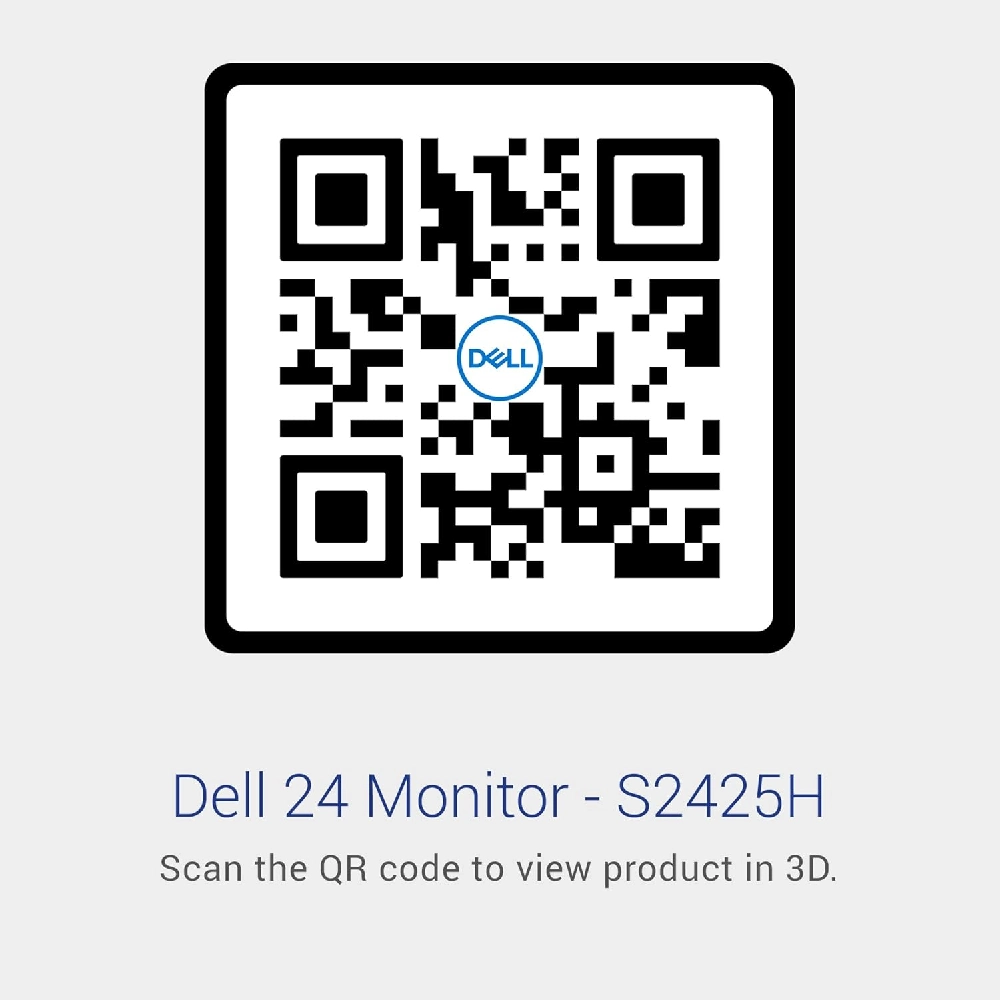 Dell S2425H 24 Inch FHD Monitor - 100Hz IPS Display with Built-in Speakers, 99% sRGB, Dual HDMI, Ultrathin Bezel, White - Image 4