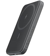 Anker 633 Magnetic Power Bank, 10,000mAh Foldable Magnetic Wireless Portable Charger, Only for iPhone17/17 Air/17 Pro/17 Pro Max, iPhone 16/15/14 Series(Black)