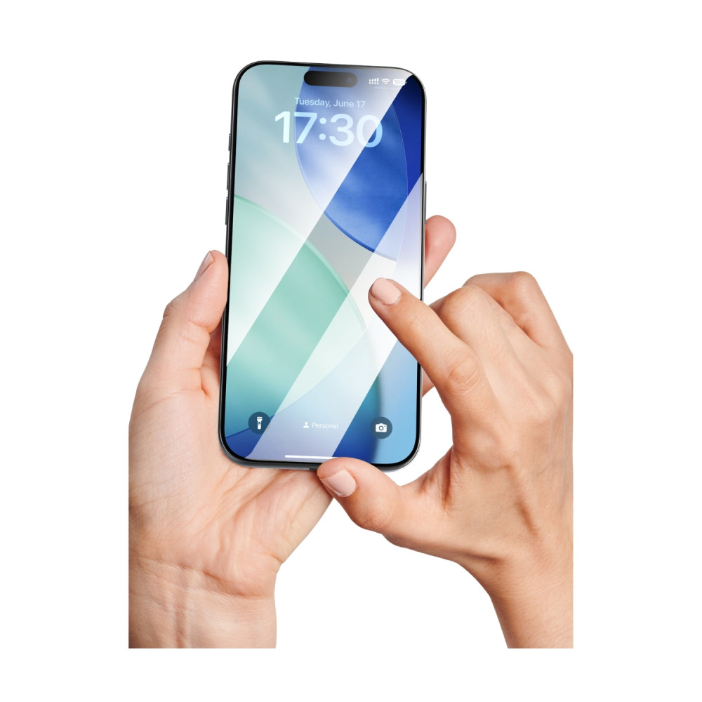 Infinyty HD Clear Tempered Glass with Aligner for iPhone 17 Pro Max - Scratch-Resistant Full Coverage Screen Protector - SHI010X17 - Image 3