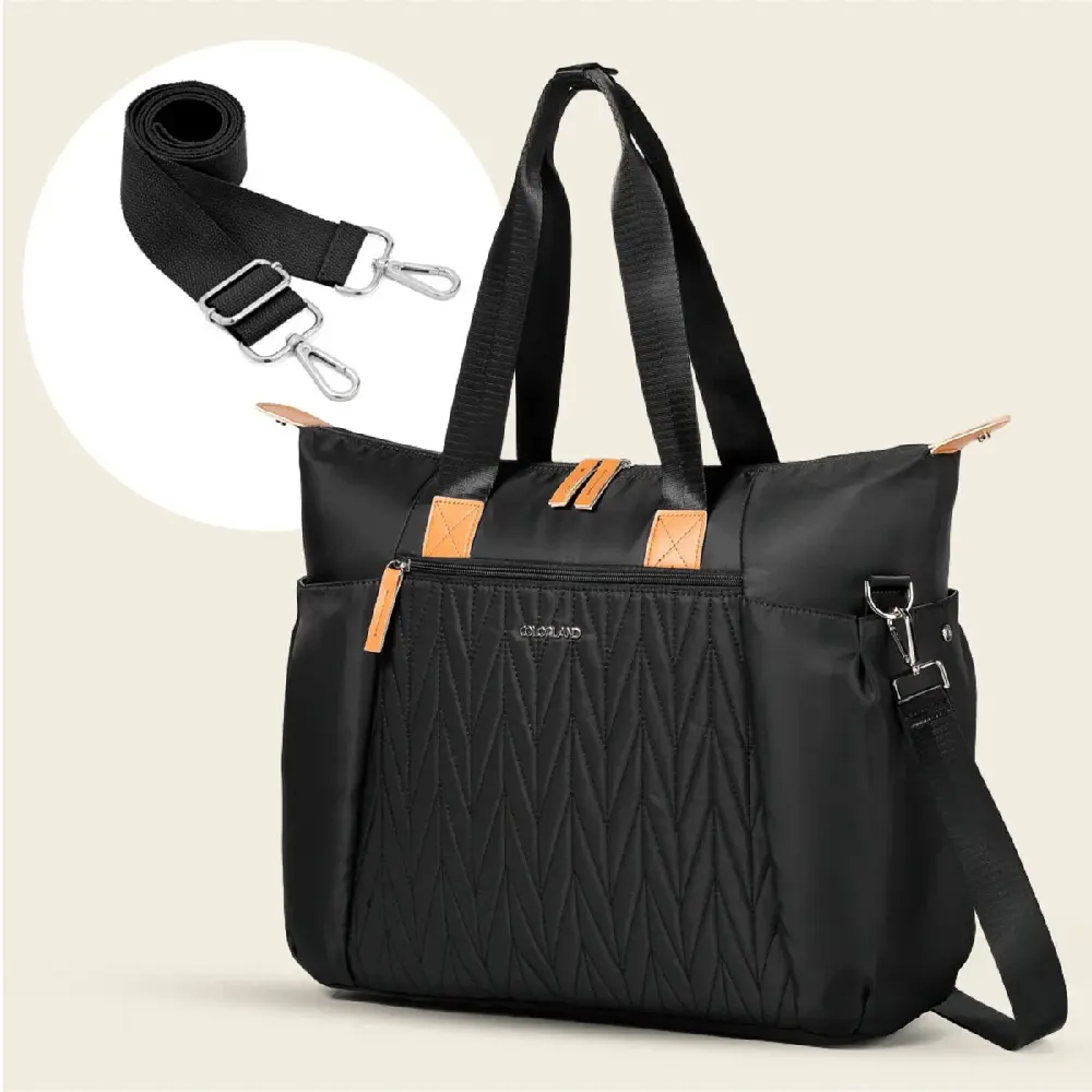 Little Story Zurich Pack and Go Baby Travel Diaper Bag - Black - Image 3
