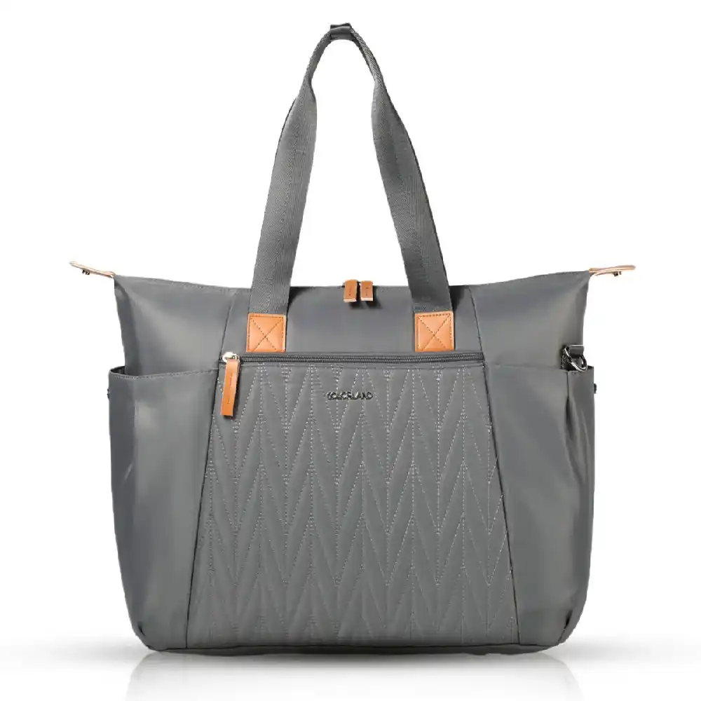Little Story Zurich Pack and Go Baby Travel Diaper Bag - Gray - Image 6