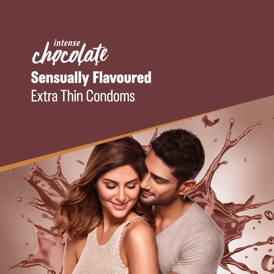 12-Piece Extra Thin Intense Chocolate Flavored Condoms, Pack Of 3 - Image 2