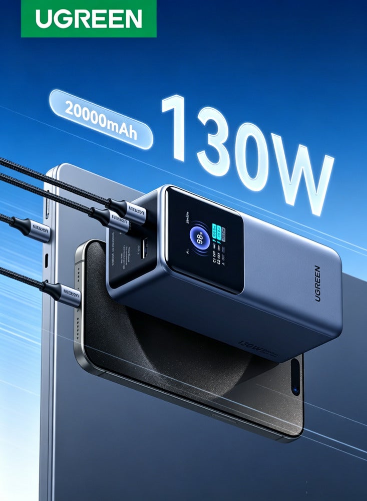 Anker Nexode 20000mAh 130W Power Bank PD Fast Charging, Digital Display - Image 2