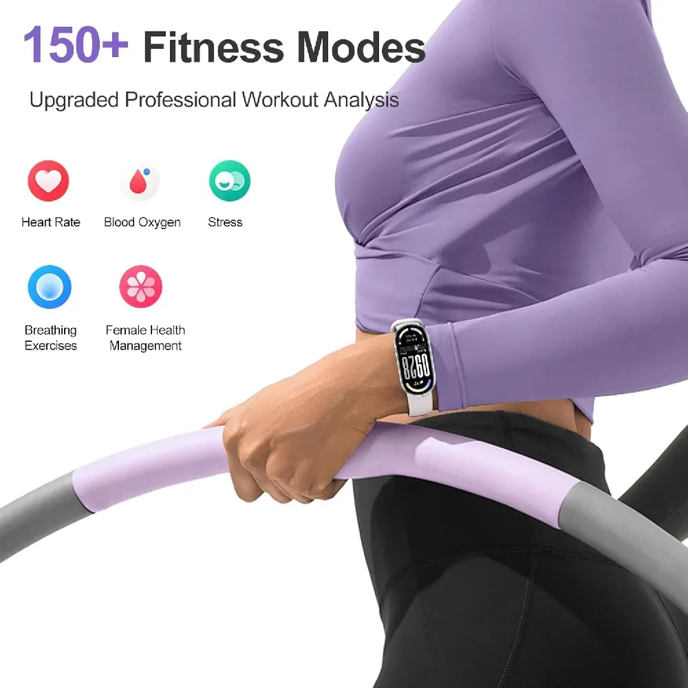 Xiaomi Smart Band 10 Ceramic Edition Pearl White 1.72 AMOLED NFC 21 Days Battery Fitness Tracker Bluetooth Smart Band - Image 4